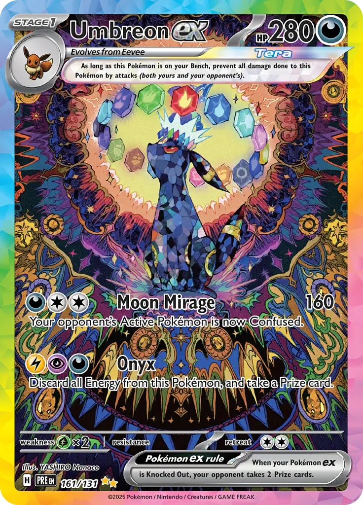 PokeDATA - Check current Pokemon card values for Umbreon ex 161!